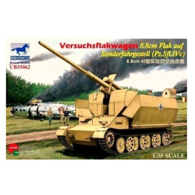 Bronco Models CB35062 - Modellbausatz Versuchsflakwagen 8.8 cm Flak 41 auf Sonderfahrgestell von Bronco Models