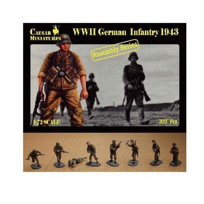 Caesar Miniatures CM7711 - German Infantry 1943 von Caesar Miniatures