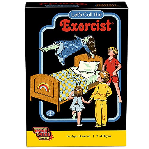 Cryptozoic - Let's Call The Exorcist - Steven Rhodes Games Vol. 2 - Retro-Ilustrationen voll schwarzem Humor - Social Deduction Game - Ab 14 Jahren - Für 4-8 Spieler - Englisch von Cryptozoic Entertainment