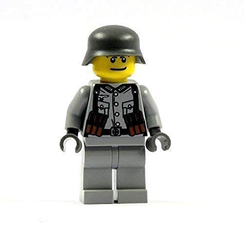 Unbekannt Custom Soldat 2.0 grau Figur bedruckt aus LEGO® Teilen von Unbekannt