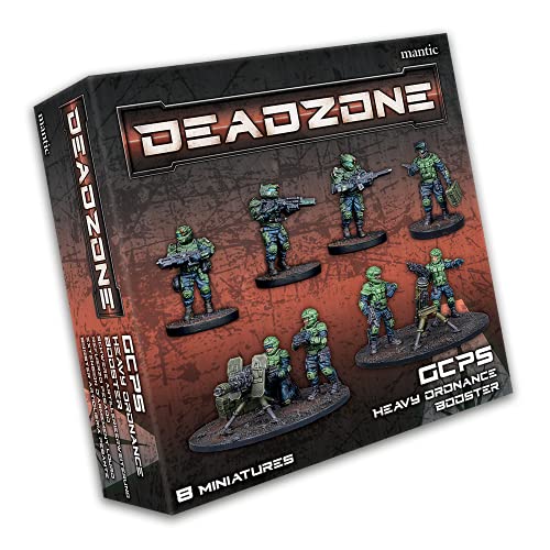 Mantic MGDZG105 Deadzone GCPS Heavy Ordinance Booster, Unlackiert, Einheitsgröße von Mantic