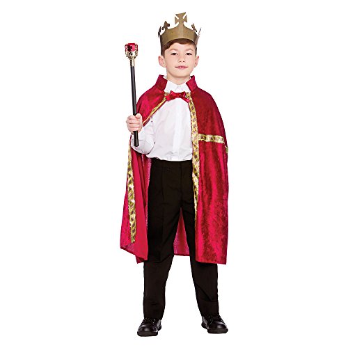 Unbekannt Deluxe King/Queen Robe & Crown Burgundy (8-10) **NEW** von Wicked Costumes