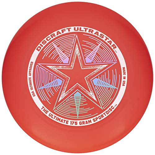 Discraft 802001-812 - Ultrastar Sport Disc, 175 g, Bright red von Discraft