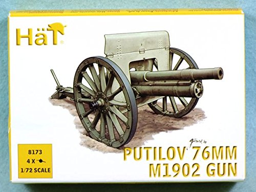 HäT 378173" 1/72 Putilov M1902 Geschütz Modellbausatz von HäT