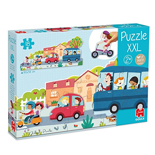 Goula Fahrzeug Puzzle XXL von Dujardin