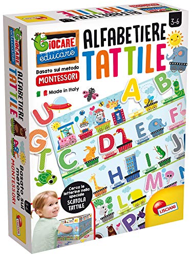 Liscianigiochi - Montessori Alphabet Tattile, 72446 von Liscianigiochi