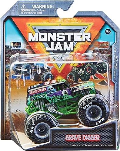 Monster Jam 6044941 Original Monster Jam Truck mit Zubehör im Maßstab 1:64, 1 Stück, Zufälliges Design von Monster Jam