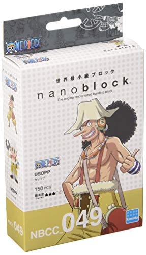 nanoblock Klemmbaustein Set One Pice Usopp 1500 Teile, Geschicklichkeitslevel 3, NBCC-049 von nanoblock