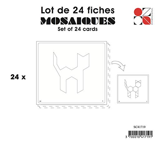 Unbekannt OK 41897 Stecker Modell oz International Mosaik Beutel 24 teilig von Unbekannt