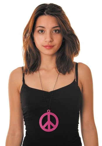 Unbekannt Pinke Hippie-Kette - Rosa, Pink von Unbekannt