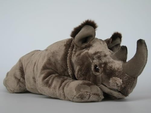 Unbekannt Plüschtier Nashorn - liegend - 50 cm Rhino Kuscheltier Stofftier von Unbekannt