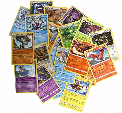 Unbekannt Pokemon - 20 Verschiedene seltene Rare-Karten (Sternchenkarten) - Deutsch von Unbekannt