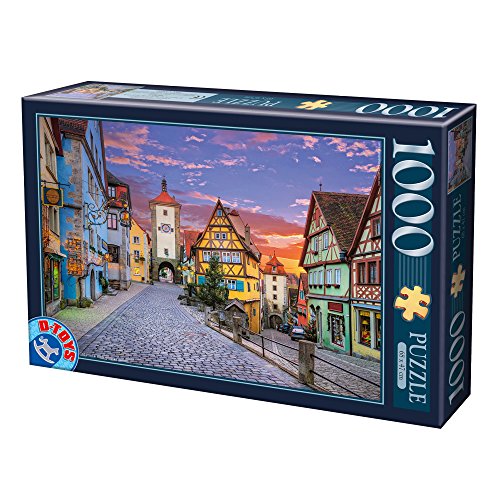 Unbekannt 74737-EC17 D-Toys Puzzle 1000 Teile-Rottenburg, Multicolor von D-Toys