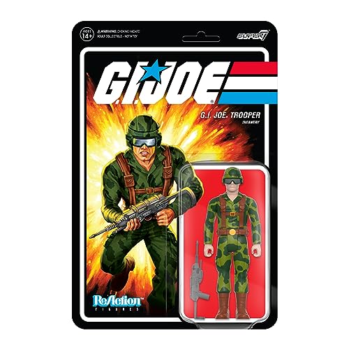 Unbekannt SUPER7 GI Joe W4 Camo Greenshirt Lasergewehr Pink Reaction Figur von Super7