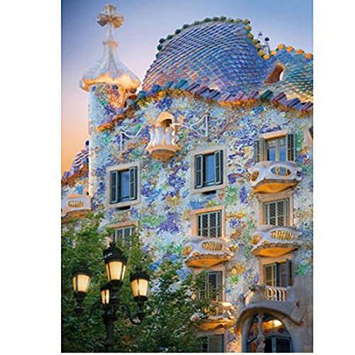 Unbekannt 70357-DE04 D-Toys Puzzle 1000 pcs Spanien Barcelona Casa Batllo, Multicolor von D-Toys