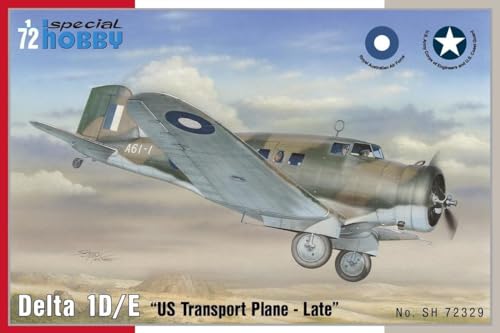 Special Hobby 100-SH72329 Modellbausatz Delta 1D/E US Transport Plane, Nicht bemalt, ys/m von Special Hobby