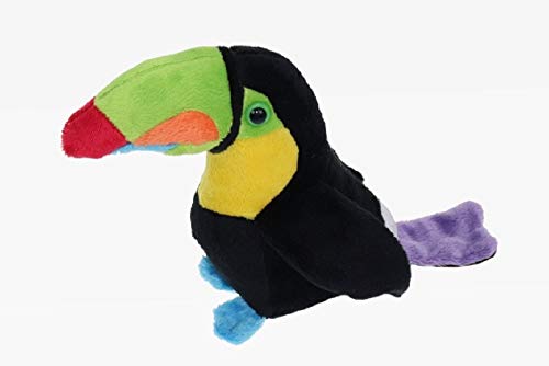 Unbekannt Stofftier Tukan 14 cm, Kuscheltier Plüschtier, Hornvogel Vogel Vögel von BYUP