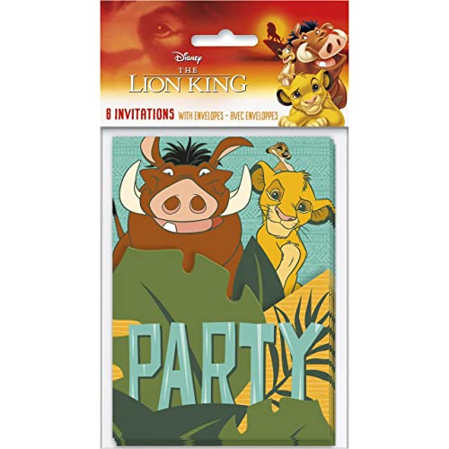 Unbekannt The Lion King Birthday Party Invitations [8 Per Package] von The Lion Guard