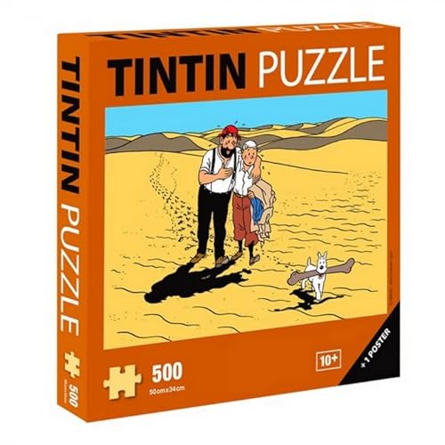 Unbekannt Tintin Puzzle 81552 le Pays de la soif 500 Pieces + Poster von Unbekannt