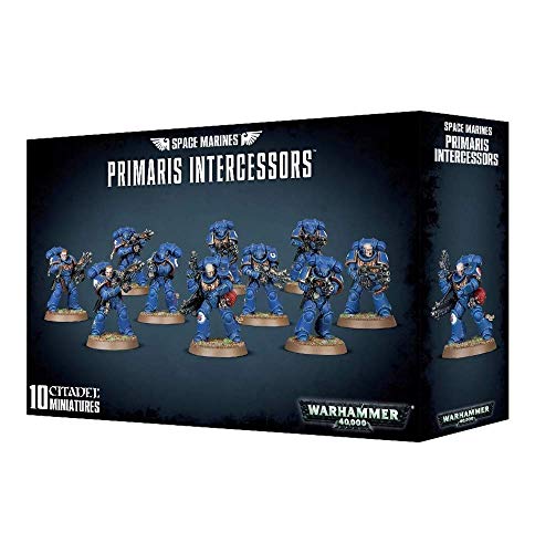 Games Workshop 99120101190 "Space Marines Primaris Intercessors Kunststoff-Set, schwarz, 2,28 x 5,91 x 8,9 cm; 260 g von Games Workshop