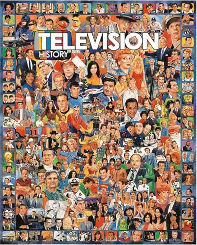 White Mountain 270 Television History Amerikanisch, Sterne Puzzle, 1000 Teile, 1 EA von White Mountain