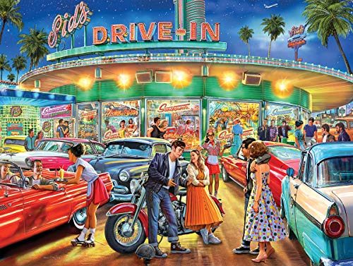 White Mountain Puzzles American Drive-in - 1000 Piece Jigsaw Puzzle von Unbekannt