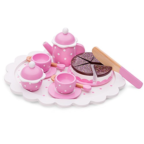 New Classic Toys - 10620 - Kinderrollenspiele - Kaffee/Tee Service m. Kuchen von New Classic Toys