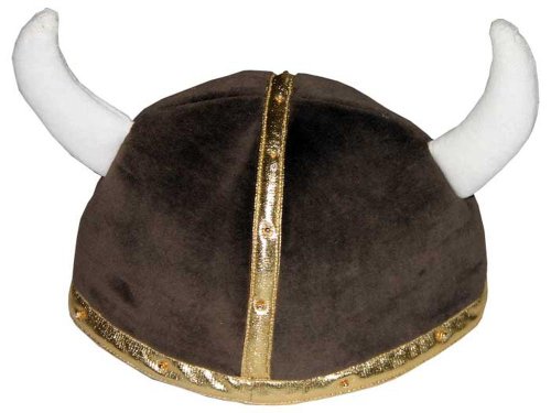 Kinderglück Wikingerhelm Kostüm für Fasching 50cm Umfang Aus pflegeleichtem Polyester Ritterspiel Abenteuer von Unbekannt