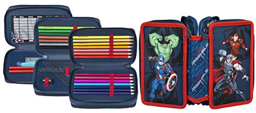 Undercover AVER0421 Avengers Tripledecker, Blaur, Rot von Undercover