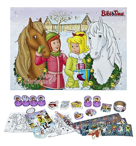 BITI8025 - Bibi&Tina Adventskalender für Kinder, Mehrfarbig, ca. 45x32x3cm von Undercover