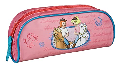 Undercover Bibi und Tina Schlamperetui - Federmäppchen für die Schule - Stylisches Etui mit Bibi Blocksberg Motiv - Schlampermäppchen für Teenager - ideal für den Schulanfang von Undercover