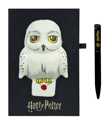 Undercover - Harry Potter Notizbuch - Hardcover mit 3D Squishy Motiv - 60 Blatt FSC Papier - inkl. Kugelschreiber in Geschenkbox - für Kinder und Jugendliche von Undercover