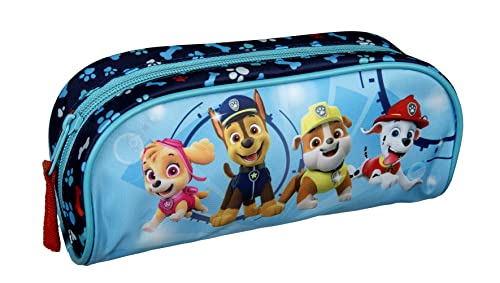 Undercover PPAT0691 Schlamperetui-Federmäppchen für die Schule-Stylisches Etui mit Paw Patrol Motiv-Schlampermäppchen für Kinder-ideal für den Schulanfang-Helden auf Vier Pfoten, Blau von Undercover