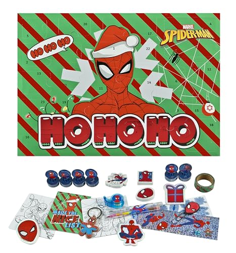 Undercover SPAN8027AM Disney Spider Man Adventskalender, Grün von Undercover