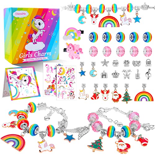 Einhorn Geschenke für Mädchen Kinder Spielzeug Mädchen Geschenke 5 6 7 8 9+ Jahre Schmuck Selber Machen Basteln Mädchen Armband von UneedMe