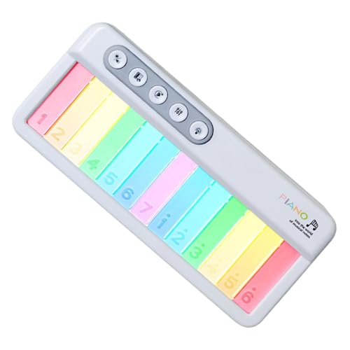 Interactive Electronic Piano Toy, Kids Keyboard Toys, Fun Music Keyboard for Kids, Portable Kids Musical Toy 6.89x2.95x1.18 Inches for Boys and Girls, Holiday and Birthday Presents von Ungtyb