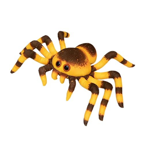 Sleek Stuffed Spider Plush, Simulated Furry Spider Doll, Huggable Spider Plush Toy, Decorative Prank Spiders Plush 11inches for Birthday, Prank Party, Easter, Present, Home von Ungtyb