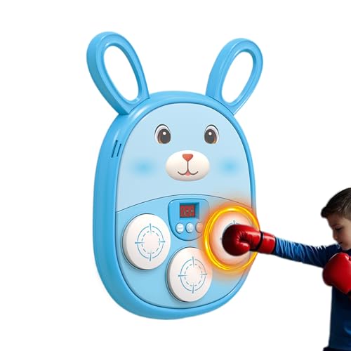 Ungtyb Boxing Music Machine, Cartoon Electronic Punching Board, LED Rechargeable Wall Target Toy, Interactive Musical Fitness Trainer for Kids Indoor Outdoor Gym, Home, Birthday Fun,674g Blue Pink Ungtyb Boxing Music Machine, Cartoon Electronic Punching Board, LED Rechargeable Wall Target Toy, Interactive Musical Fitness Trainer for Kids Indoor Outdoor Gym, Home, Birthday Fun,674g Blue Pink von Ungtyb