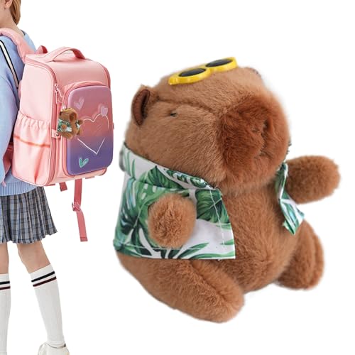 Ungtyb Capybara Stuffed Animal Key Chain, Cute Plush Ornament with Sunglasses, Outfit, Soft Tiny Toy, Hangable Decoration, Backpack Clip Accessory for Boys and Girls, 4.72 Inches Ungtyb Capybara Stuffed Animal Key Chain, Cute Plush Ornament with Sunglasses, Outfit, Soft Tiny Toy, Hangable Decoration, Backpack Clip Accessory for Boys and Girls, 4.72 Inches von Ungtyb