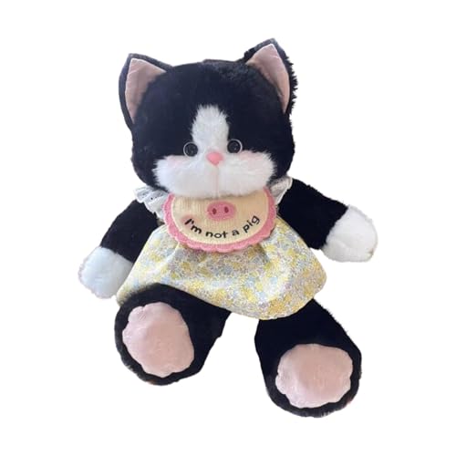 Ungtyb Cat Stuffed Animal, Cute Throw Pillow, Comfortable Sleeping Companion, Soft Doll, Animal Toy Easy to Carry and Move Around for Kids and Adults, Home Decoration, 1 Piece von Ungtyb