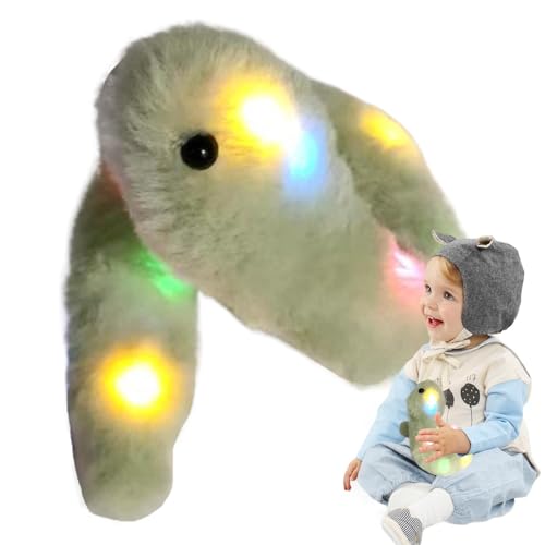 Ungtyb Cute Snake Plush, Lighted Snake Plushie, Realistic Glowing Snake Plush, Soft Light-up Stuffed Animal Snake for Halloween Pranks and Decorations Lighted Snake Plushie, Realistic Glowing Snake von Ungtyb