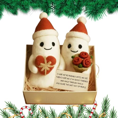 Ungtyb Ghost Stuffed - Gemütliches sentimentales Geschenk für Freunde und Urlaubsstimmung | Dekoratives Spielzeug für Schule, Zuhause, Geburtstag, Schreibtisch, Schlafsaal, Wohnung, Autokoninienie Ungtyb Ghost Stuffed - Gemütliches sentimentales Geschenk für Freunde und Urlaubsstimmung | Dekoratives Spielzeug für Schule, Zuhause, Geburtstag, Schreibtisch, Schlafsaal, Wohnung, Autokoninienie von Ungtyb