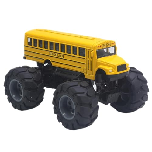 Ungtyb Inertia Vehicle Toy, Educational Toy for Kids, Pull Back School Bus, Kids Inertia Car, Fun and Colorful Inertia Vehicle for Children Boys and Girls von Ungtyb