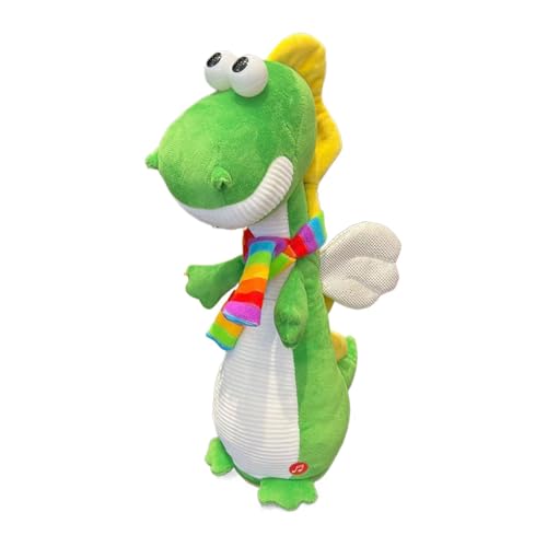 Ungtyb Interactive Dinosaur Toys, Rechargeable Musical Dinosaur Toy, Funny Wriggle Dinosaur Toy, Plush Dinosaur Figure Toy, Dinosaur, Dinosaur Toys for Girls, Musical Dinosaur Toy, von Ungtyb