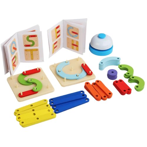 Ungtyb Kindergarten Puzzle, Pädagogisches Kinderspielzeug, Vorschule Puzzle Set, Lernpuzzle Brett, Kinder Puzzle Board Spielzeug, Mehrzweck-Lernpuzzle Spielzeug für Kleinkind und Mädchen von Ungtyb