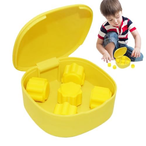 Ungtyb Korean Stone Game Set, Trendy Classic Play Pieces, Compact Travel-Friendly Entertainment Small Lightweight Design Fits Easily into Pockets or Bags for All Ages, 1.97x1.97 Inches von Ungtyb