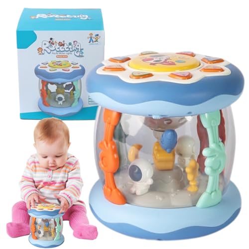Ungtyb Musical Rotating Projector, Astronaut Push Carousel Toy, Colorful Lights & Sound, Cause-and-Effect Learning, Motor Skill Development, Health-Focused Abs Material Ungtyb Musical Rotating Projector, Astronaut Push Carousel Toy, Colorful Lights & Sound, Cause-and-Effect Learning, Motor Skill Development, Health-Focused Abs Material von Ungtyb