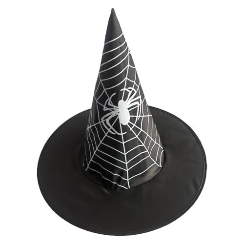 Ungtyb Ornament für Hexenhut, Halloween-Hexenhüte - Hexenhüte schwarz Hexenhut, schwarzes Hexenhut, Kostümzubehör für schwarze Hexenhüte für Dekorationen für von Ungtyb