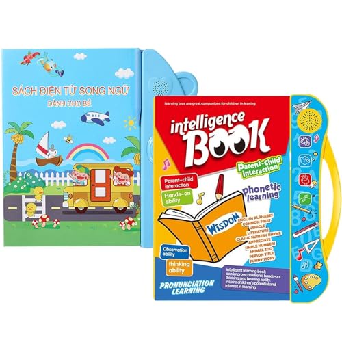 Ungtyb Pronunciation Learning Book, Audio Sound Reading Book, Colorful Illustrations, Parent Child Interaction, Fun Kindergarten Education Boys and Girls, 10.24x9.29x1.02 in von Ungtyb