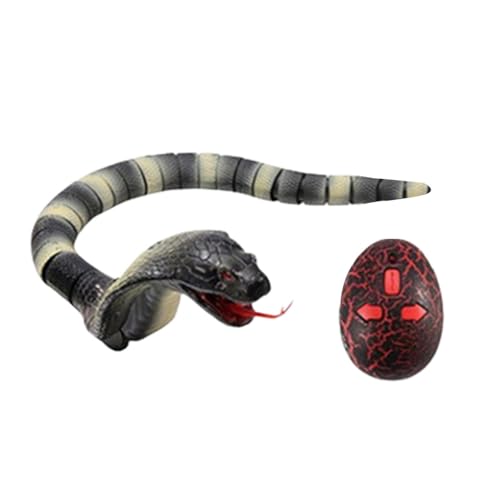 Ungtyb Remote Control Snake Toy, Tricky Prank Fake Snake, Rc Rattlesnake Joke Trick Toy for Travel, Parties, Camping, Picknicks, Fun Scary Pranks Present, 15.75x1.57x1.38 Inches von Ungtyb